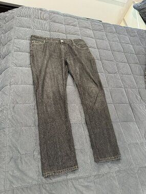 Louis Vuitton Black Men's Jeans with Embossed LV Pocket